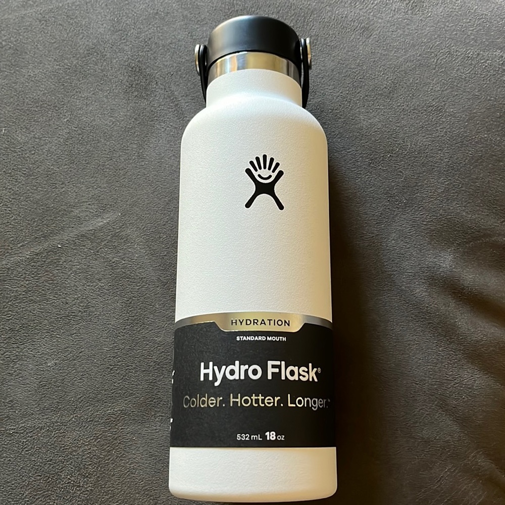 White hydro flask